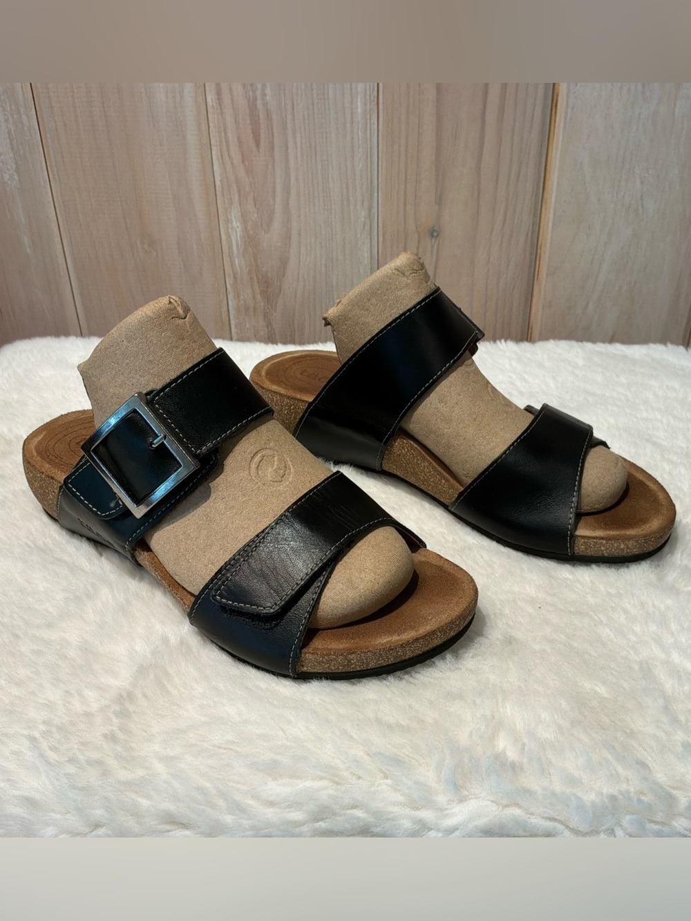Taos My Dear Sandal Dual Strap Size 7 7.5 - Picture 2 of 7